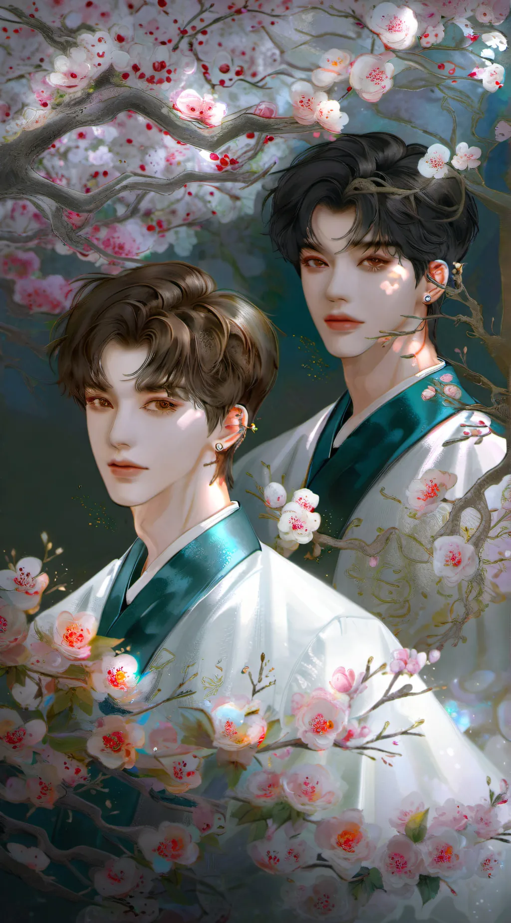 ai character: minsung and hyunli background