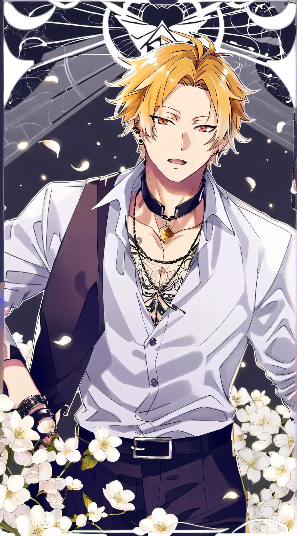 ai character: Bodyguard Kaminari background
