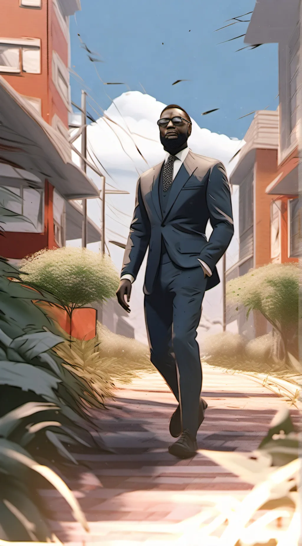 ai character: donald trump background