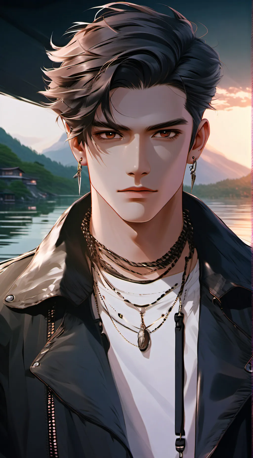 ai character: Zander background