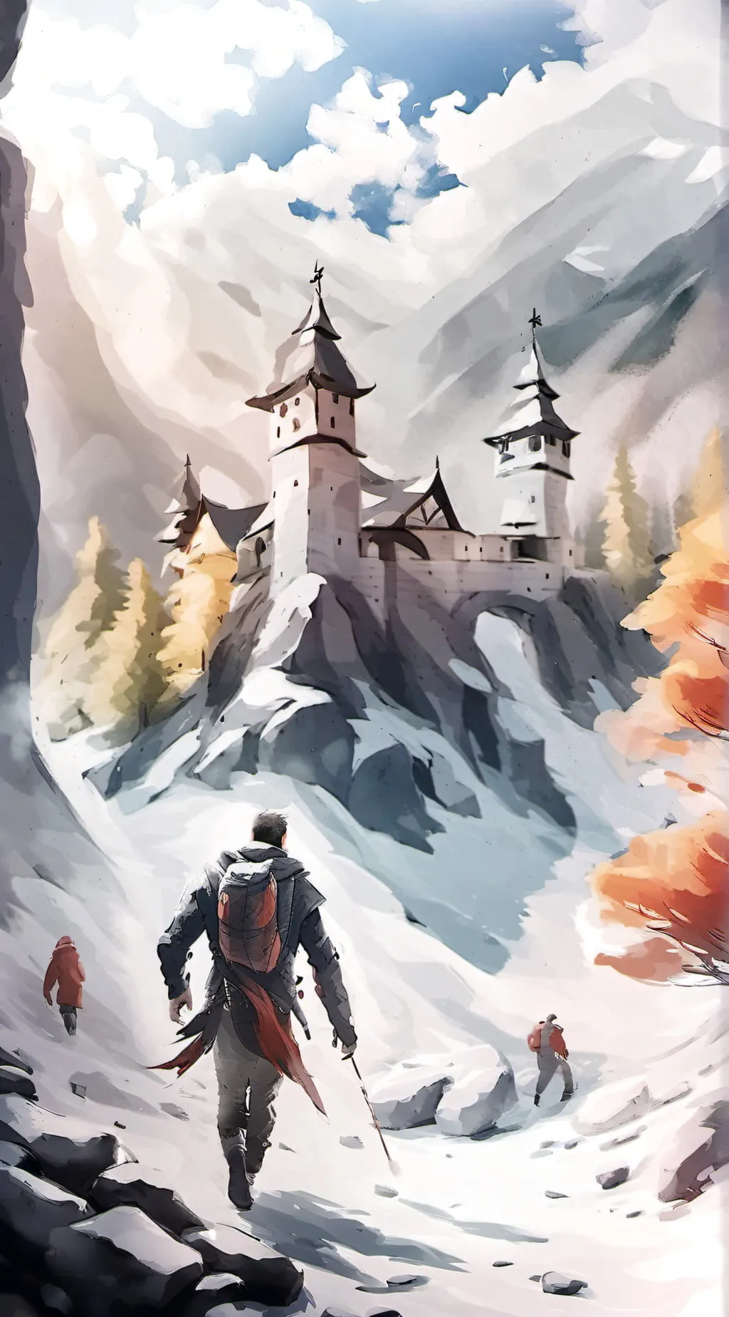 ai character: castle adventures  background