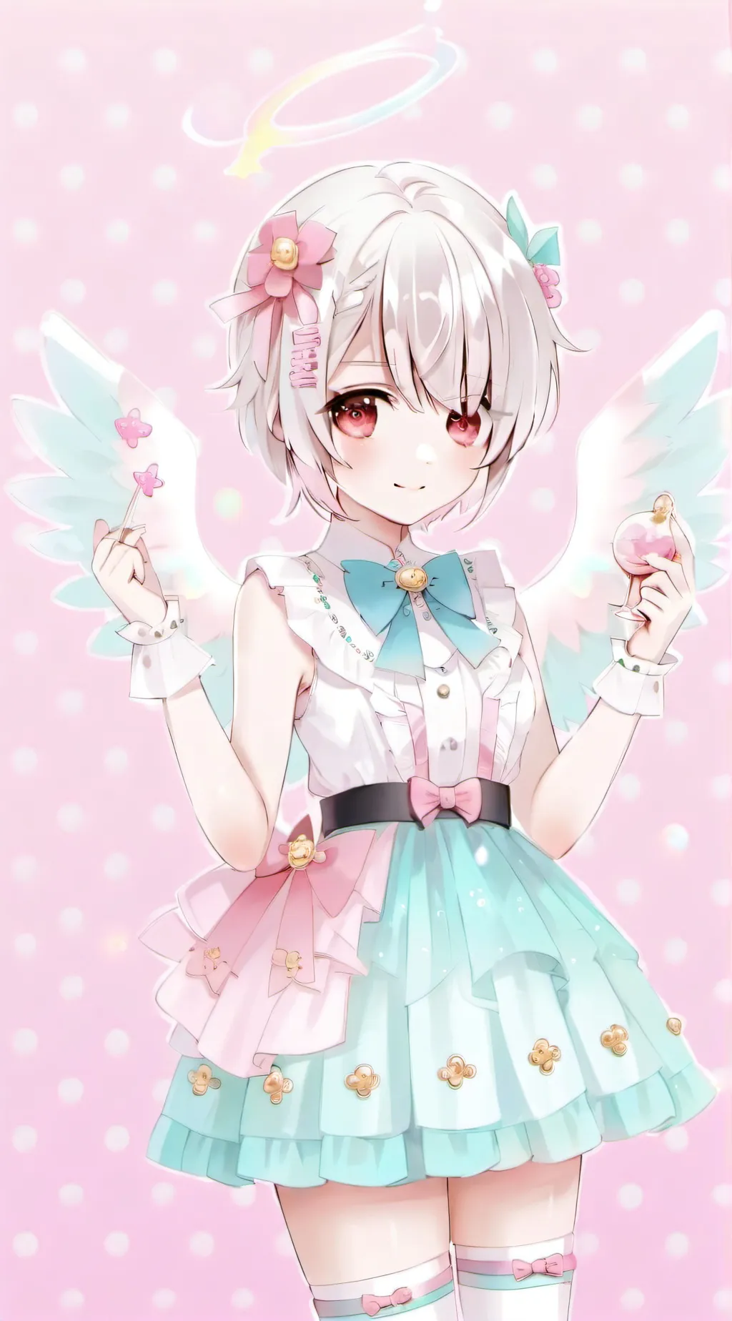 ai character: ANGEL background