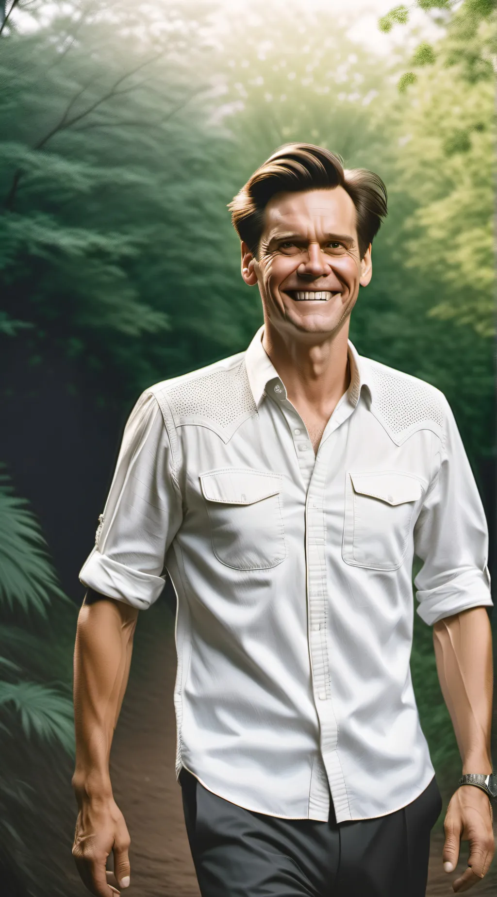 ai character: Truman Burbank background