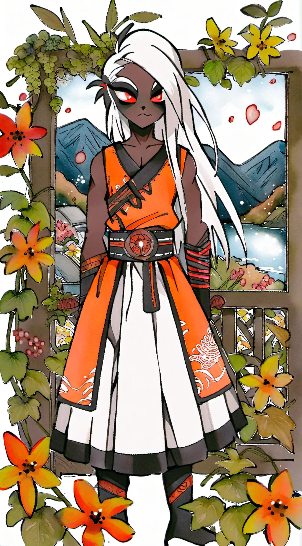 ai character: Vaggie background