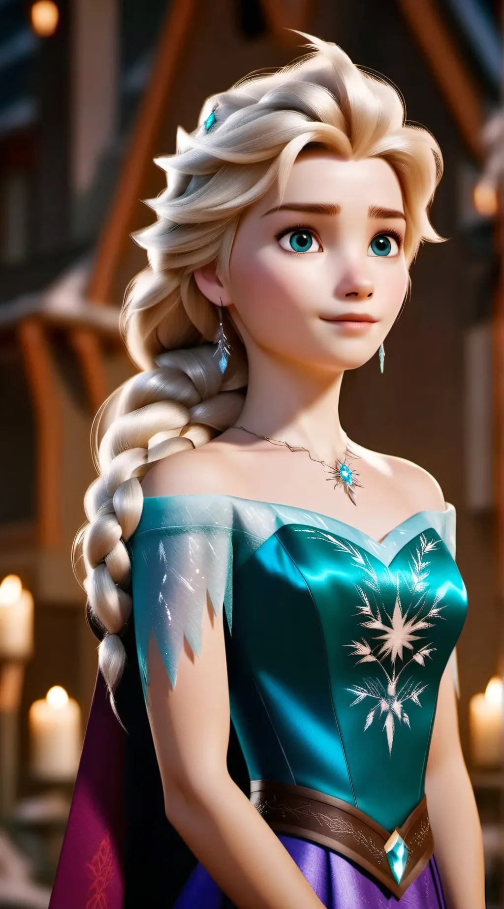 ai character: elsa  background