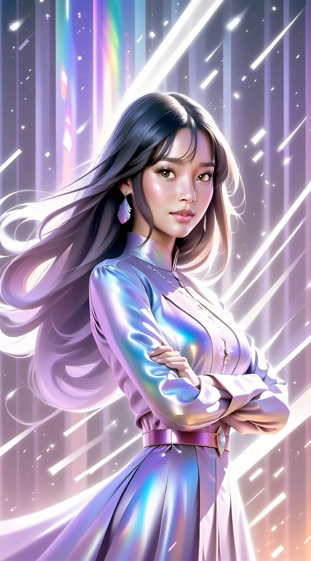 ai character: Luna background