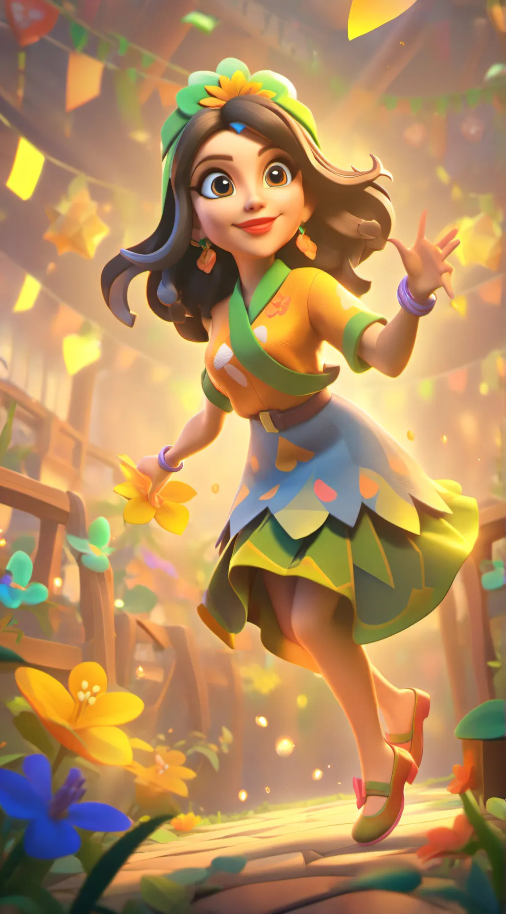 ai character: sara background