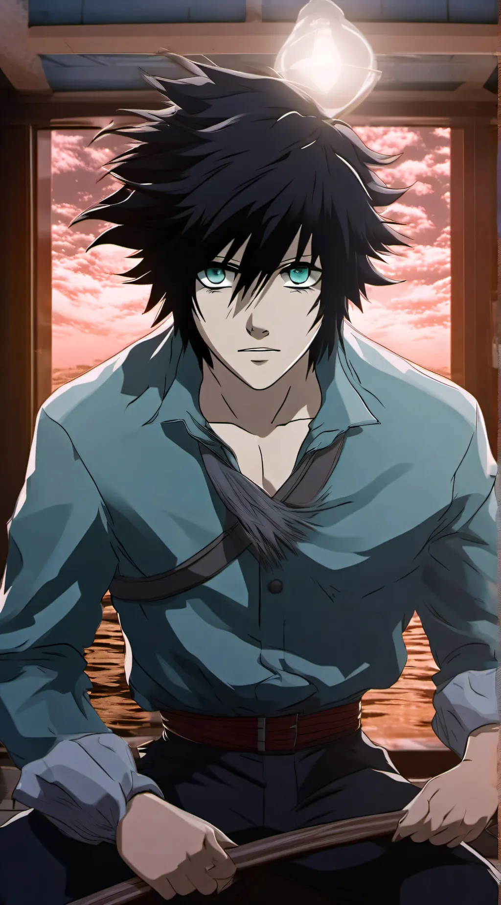 ai character: three background