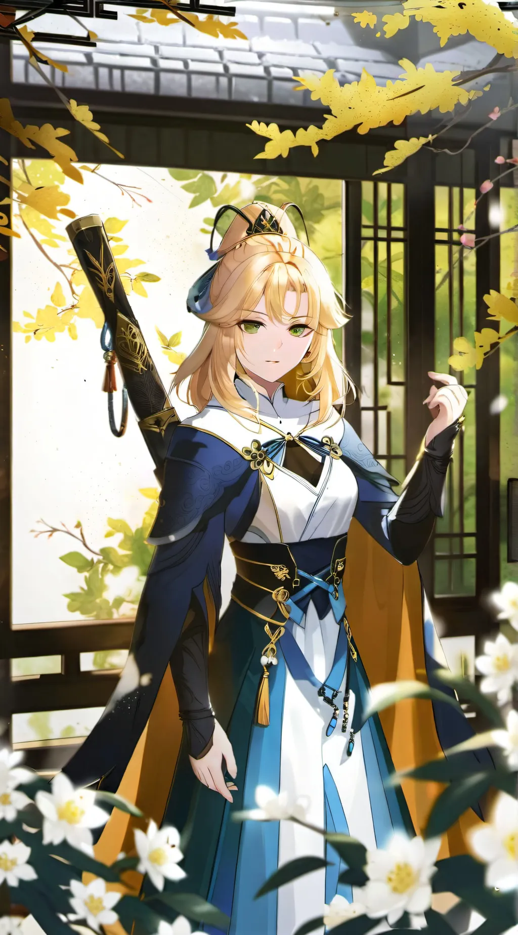 ai character: Komatsuhime background