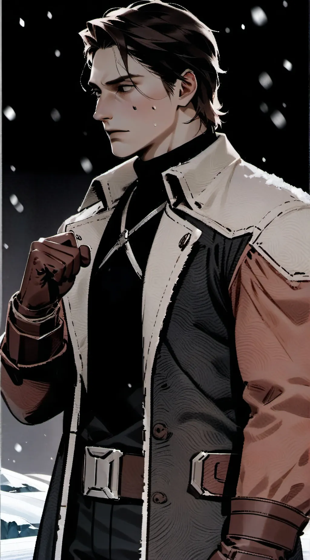 ai character: Bucky Barnes background