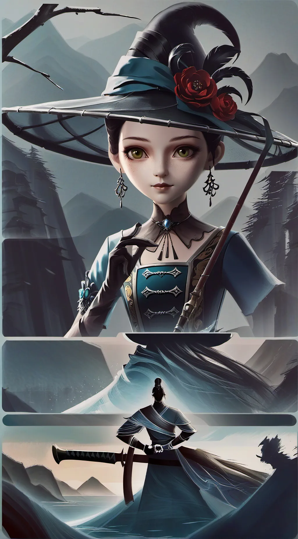 ai character: belle background
