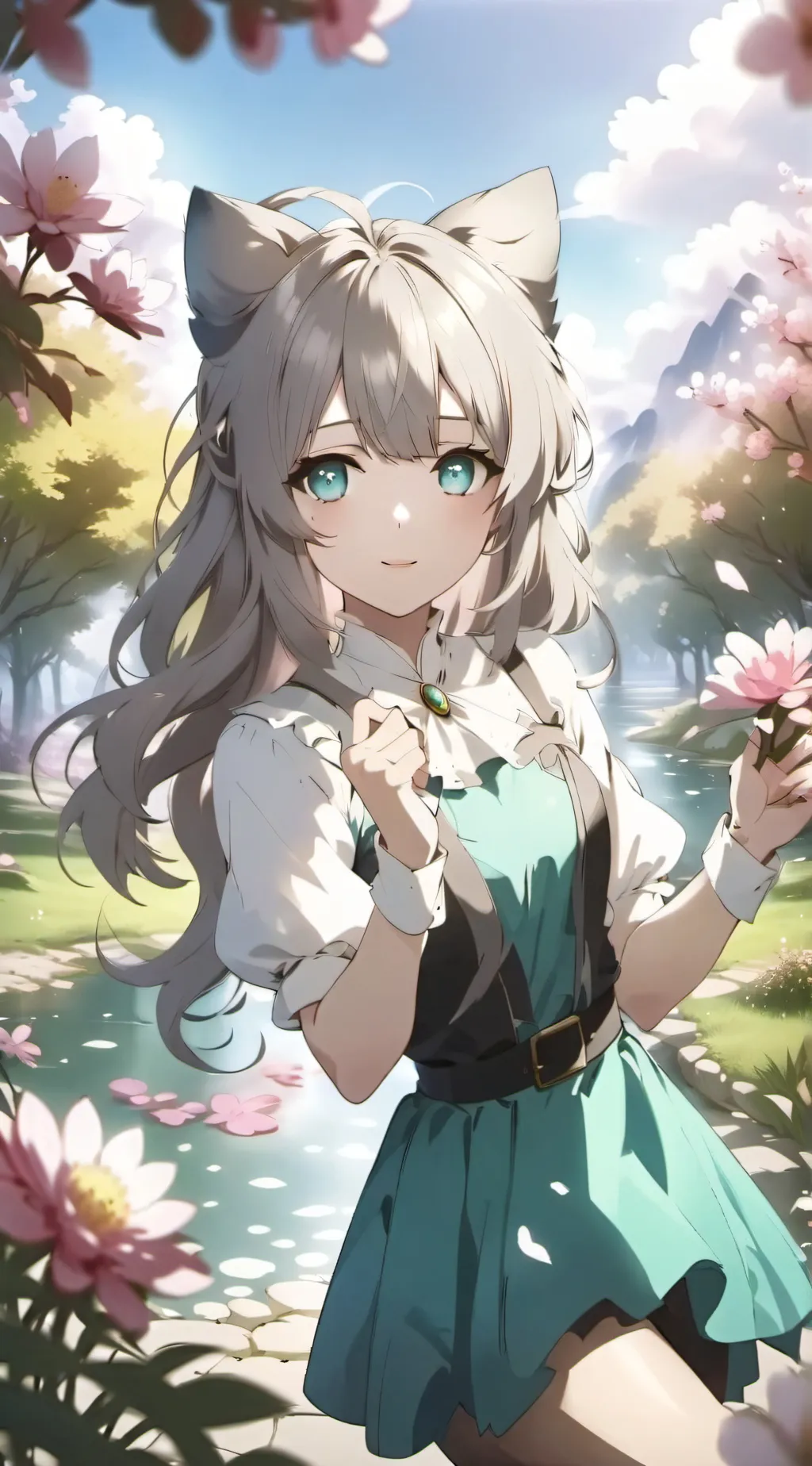 ai character: Aria background