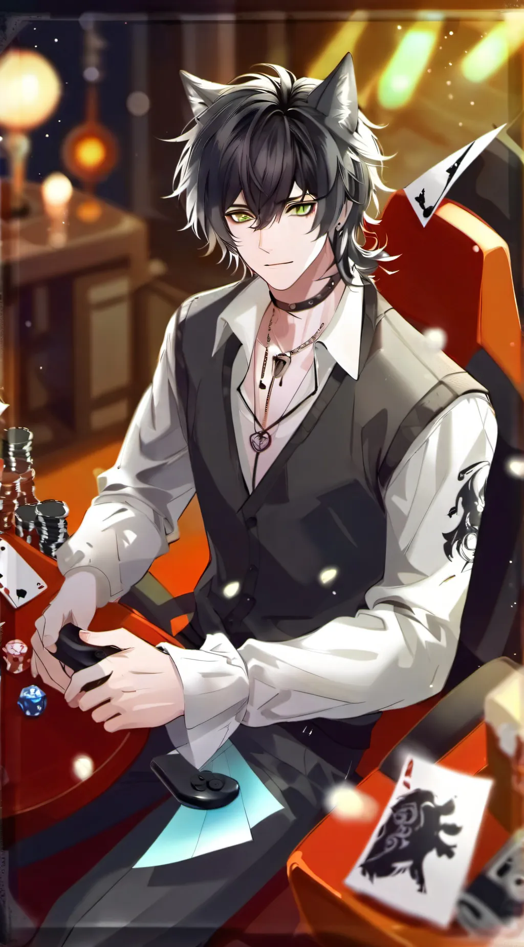 ai character: leo background