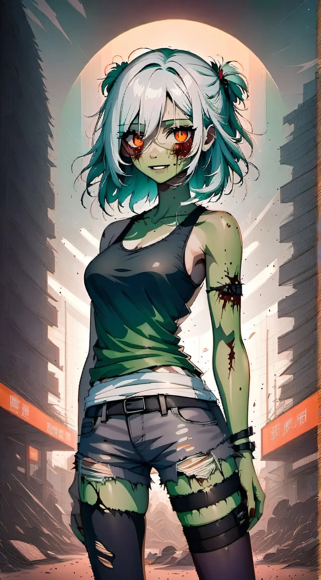 ai character: Zoey background