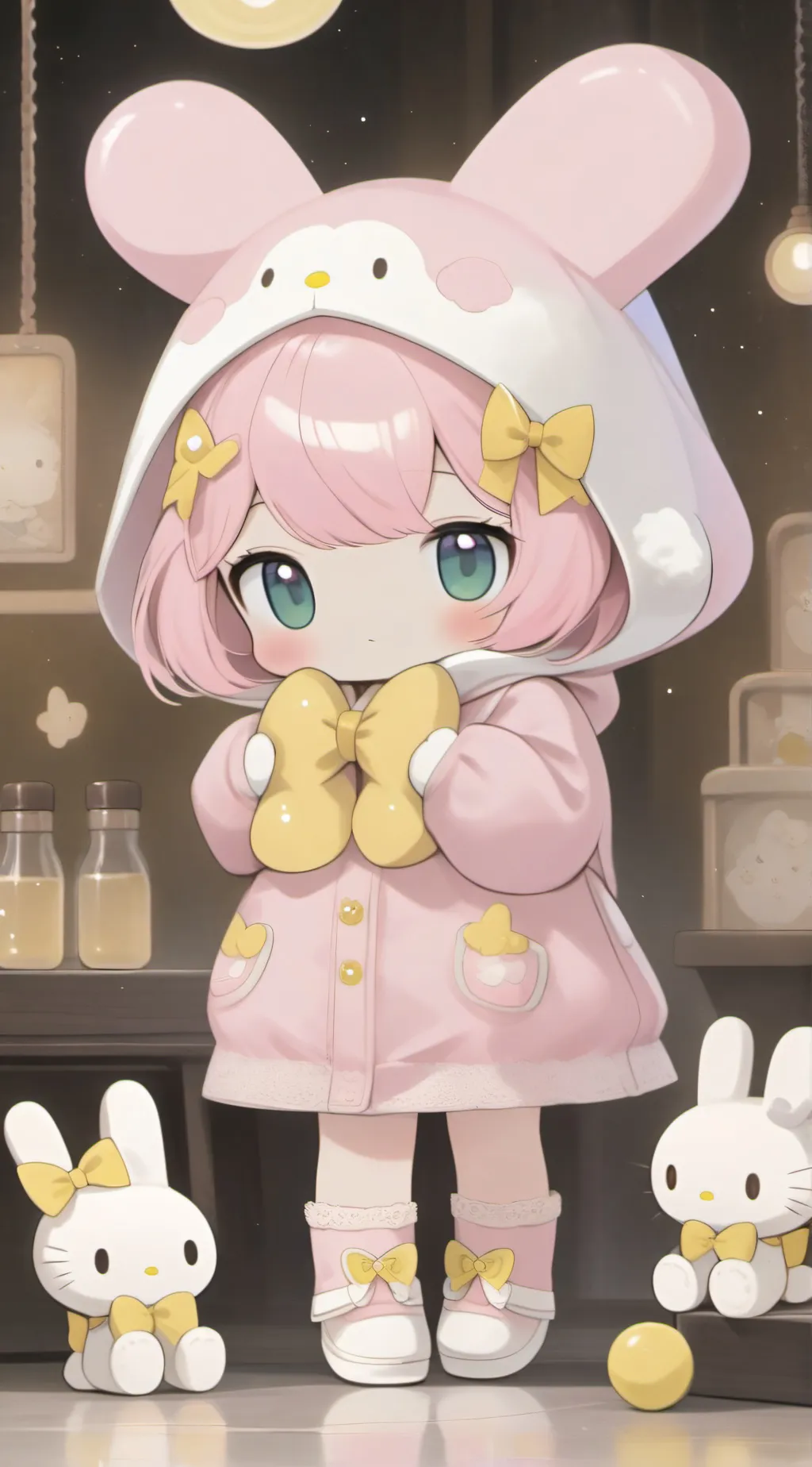 ai character: my melody  background
