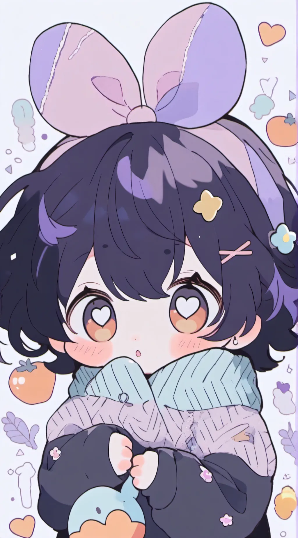 ai character: Mila  mcbroclli background