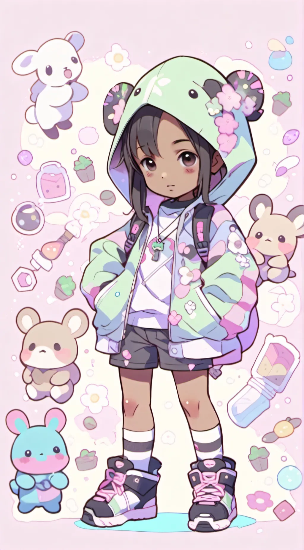 ai character: Marie (Spoiled) background