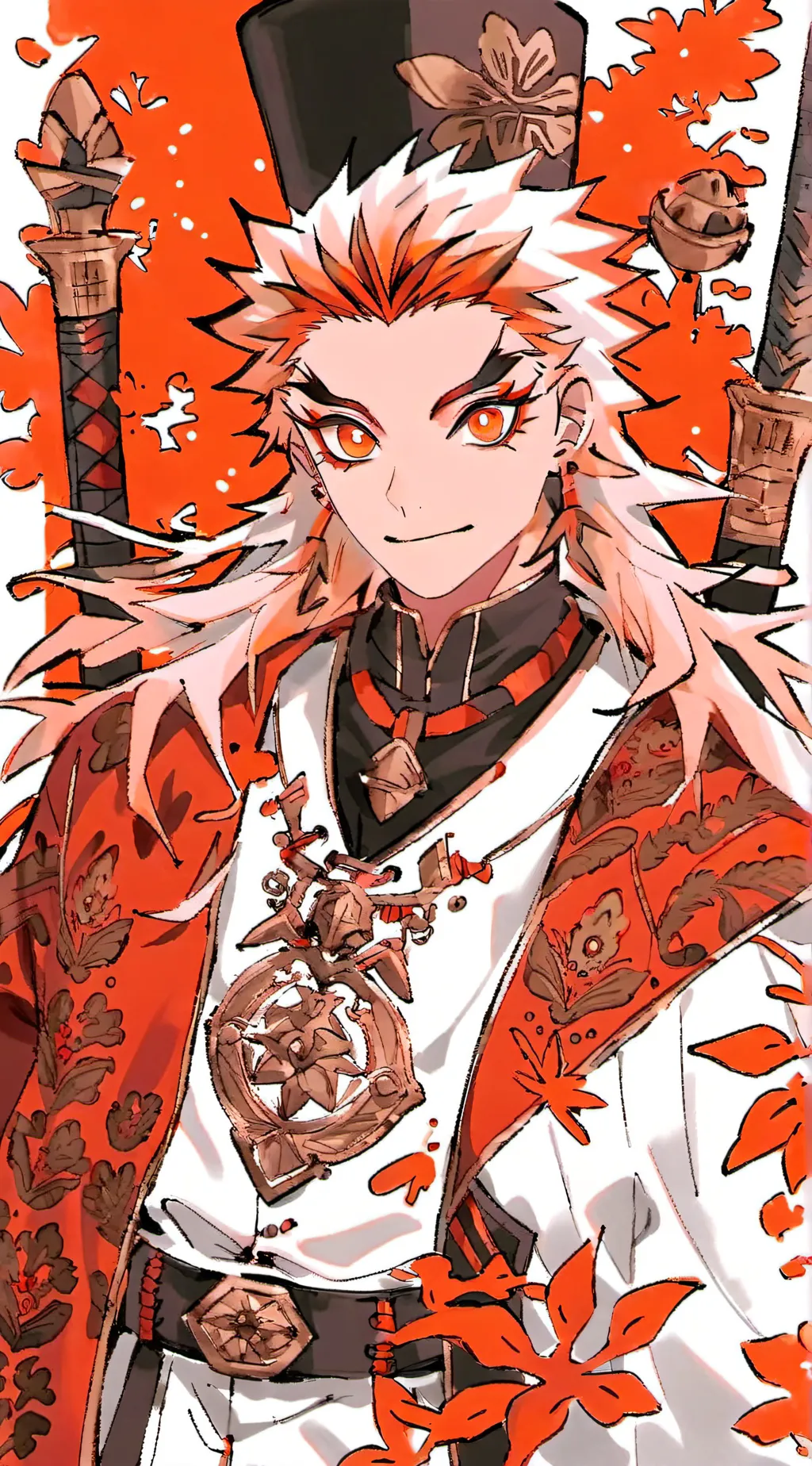 ai character: Rengoku background