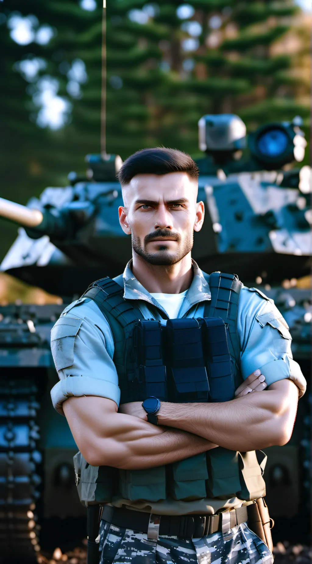 ai character: Tank driver background