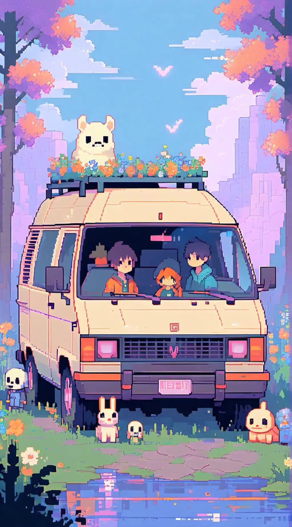 ai character: undertale roadtrip background