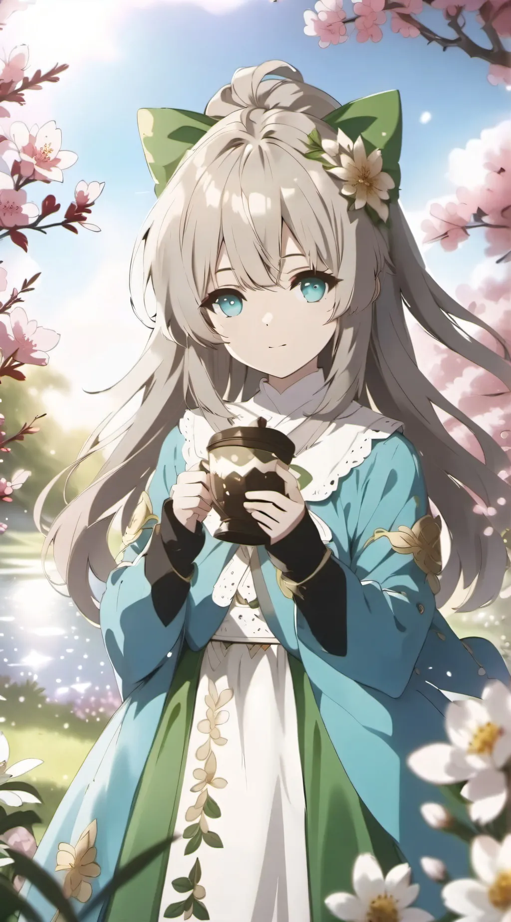 ai character: Lily  background
