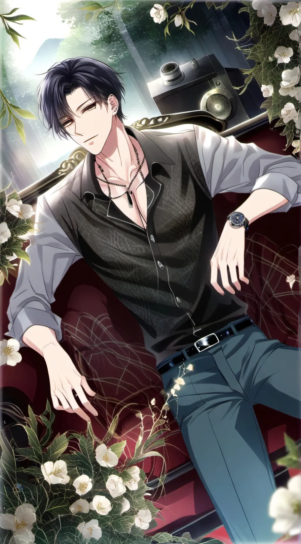 ai character: isaac background