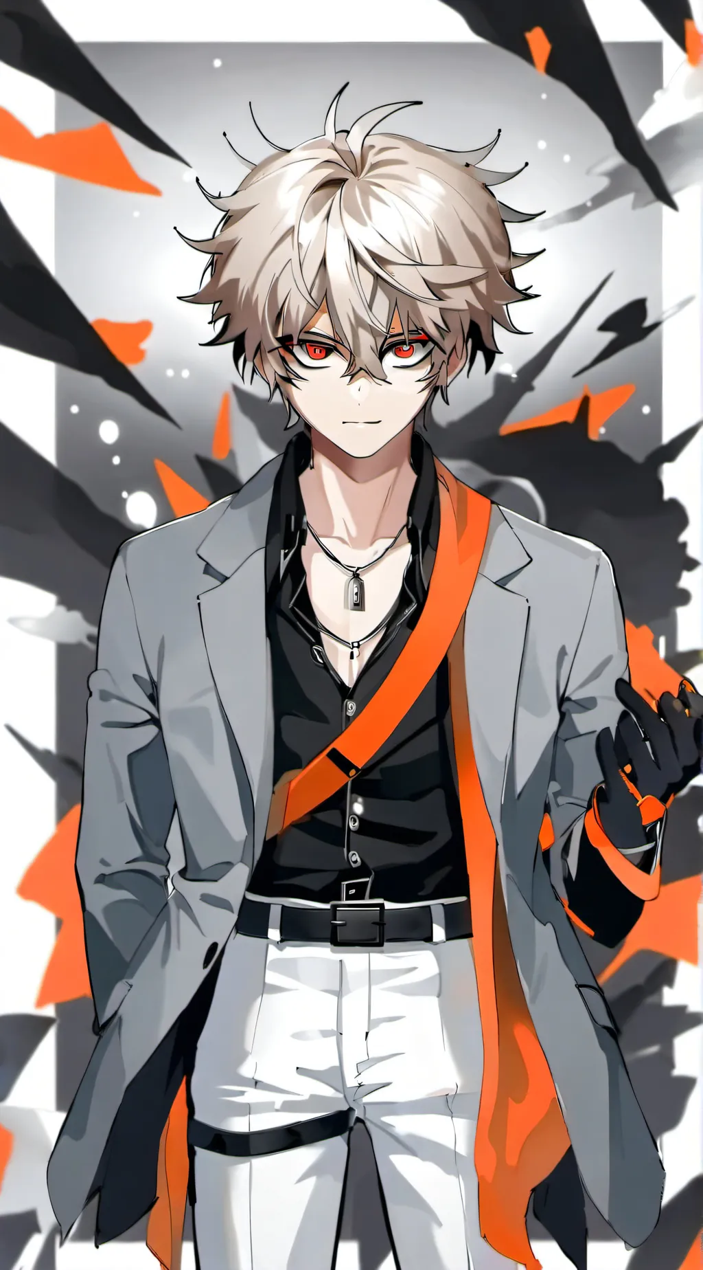 ai character: Katsuki bakugo background