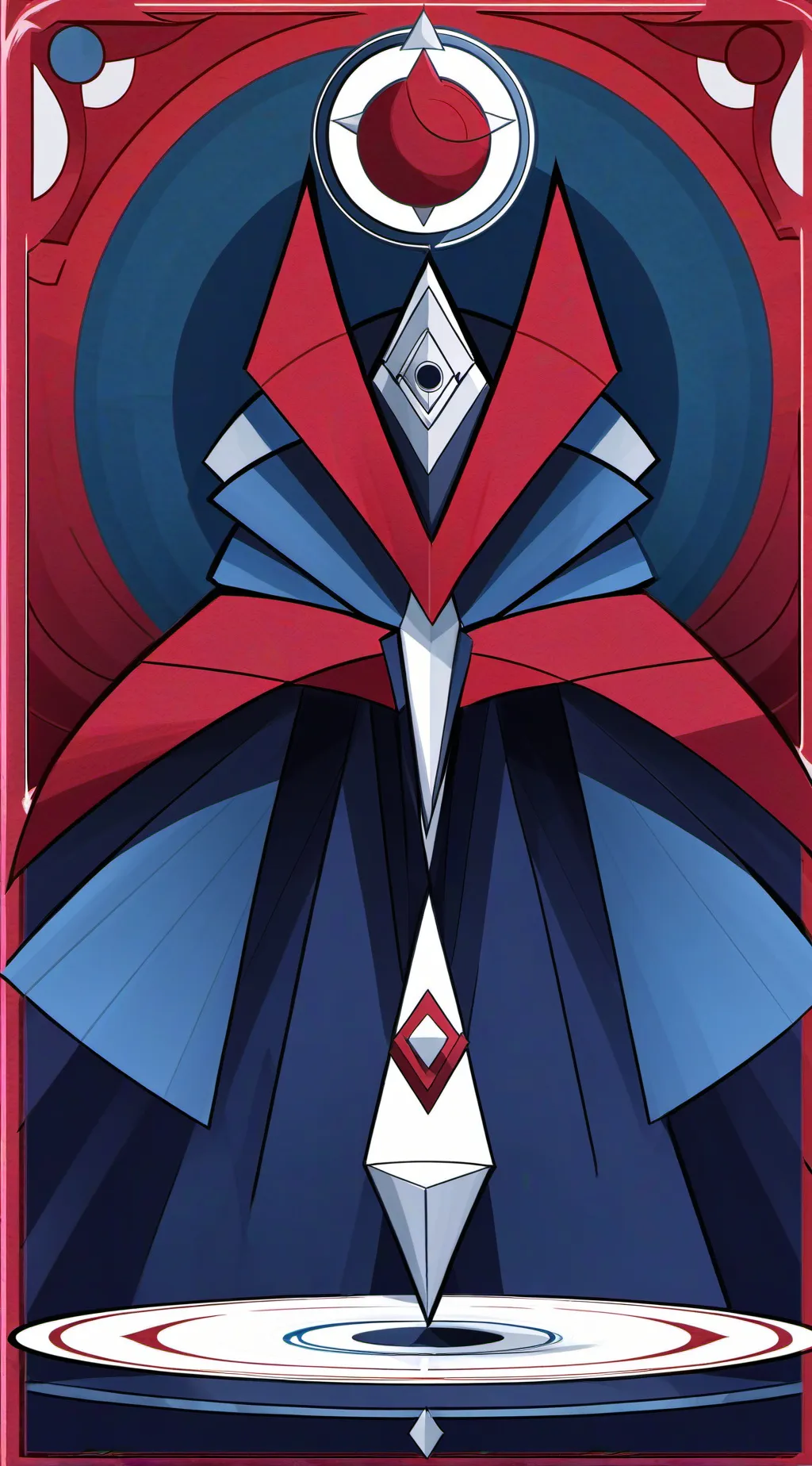 ai character: hypno witch  background