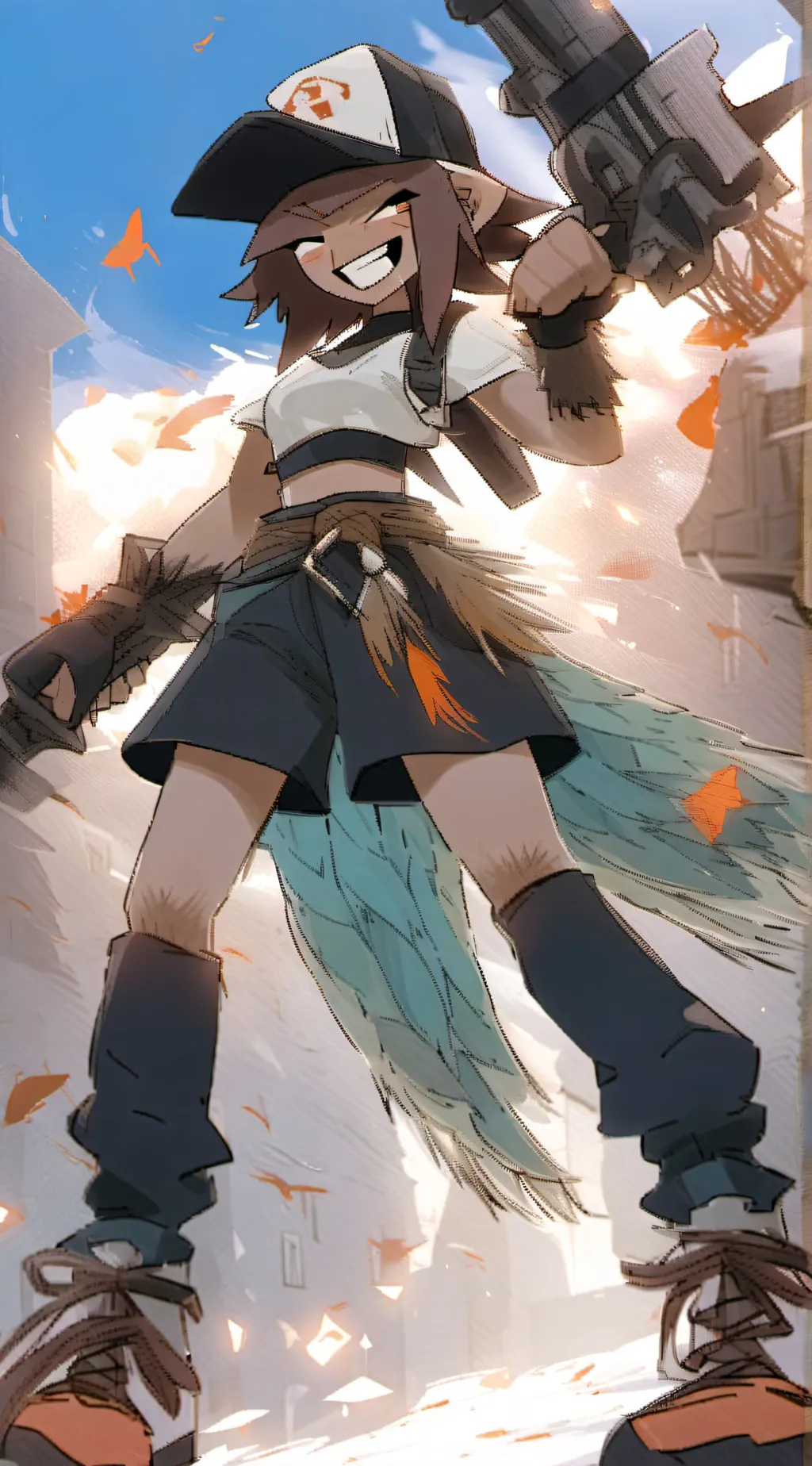 ai character: U R A PIRATE! background