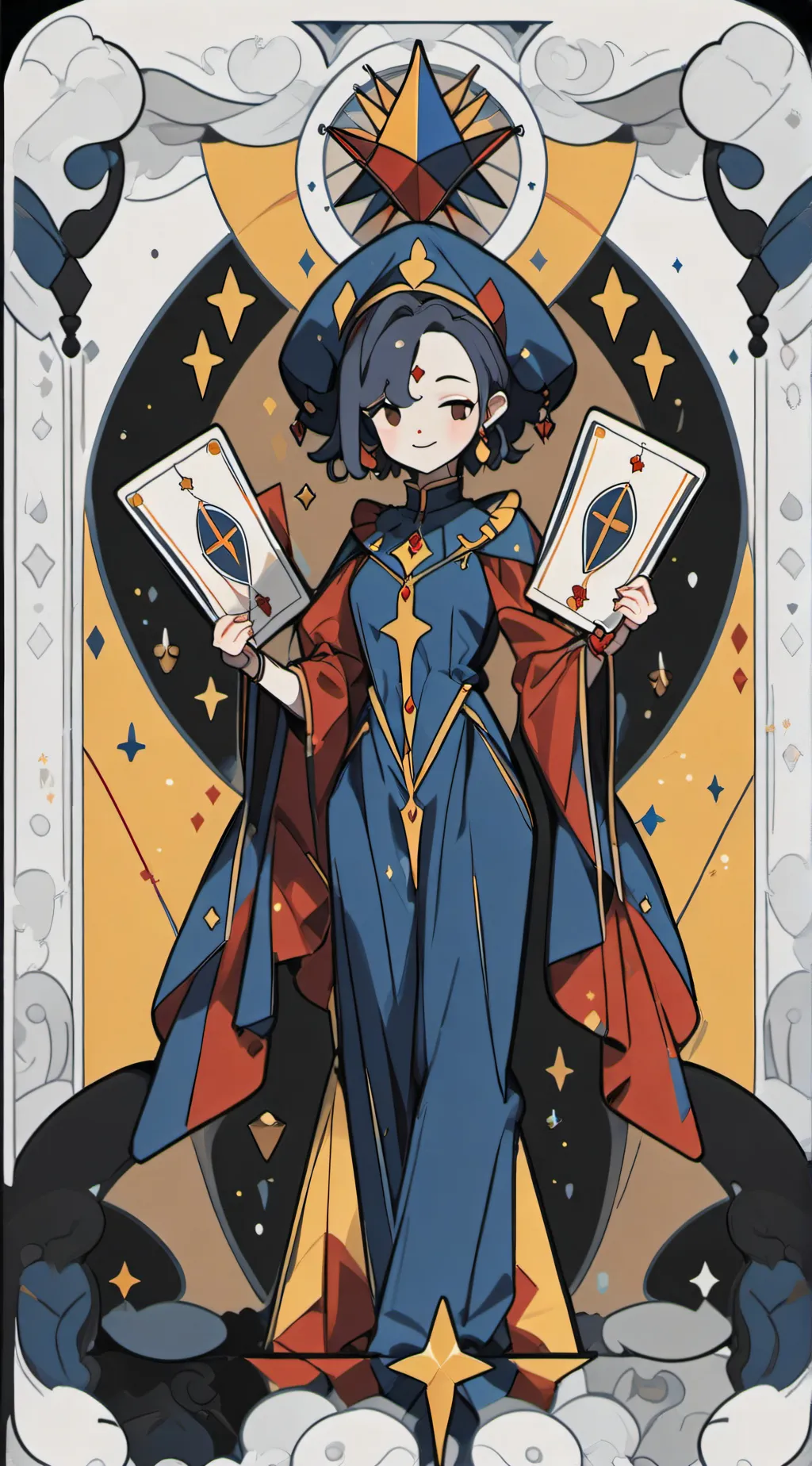 ai character: pomni  background