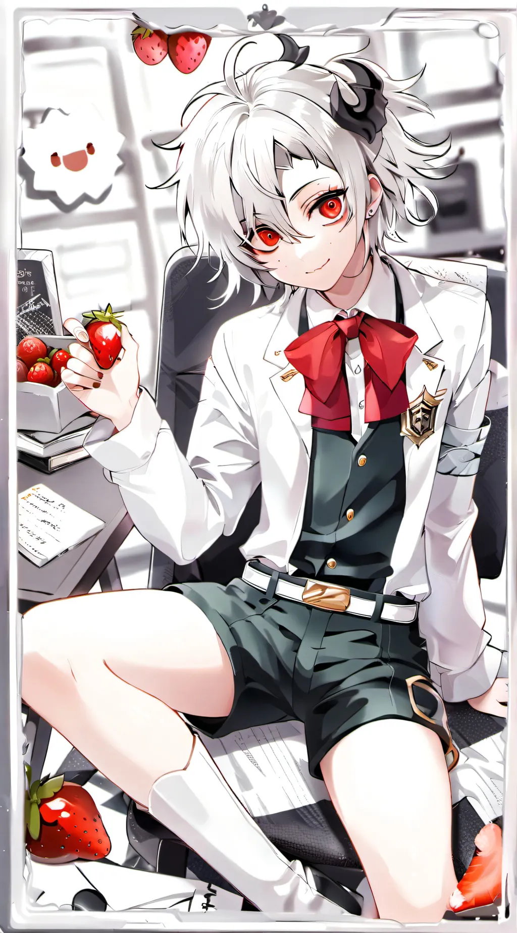 ai character: Mha Boss background