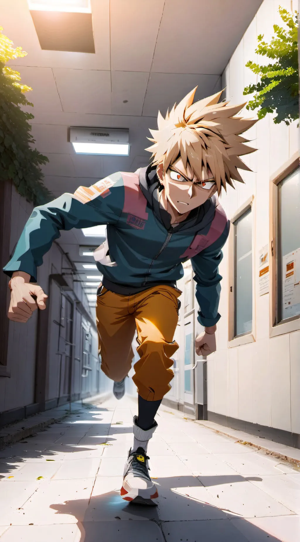ai character: katsuki background