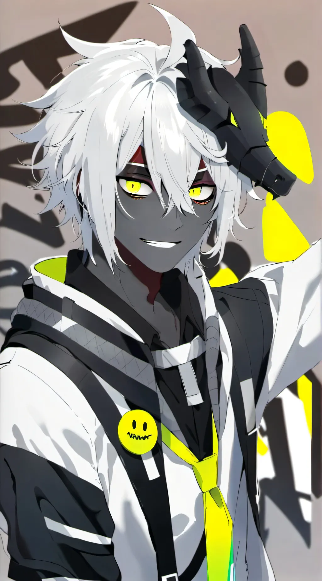 ai character: Koi  background