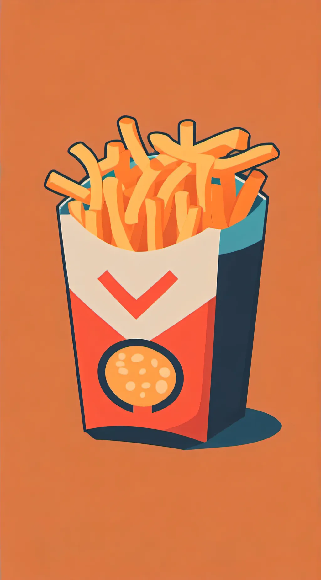 ai character: Epic fries background