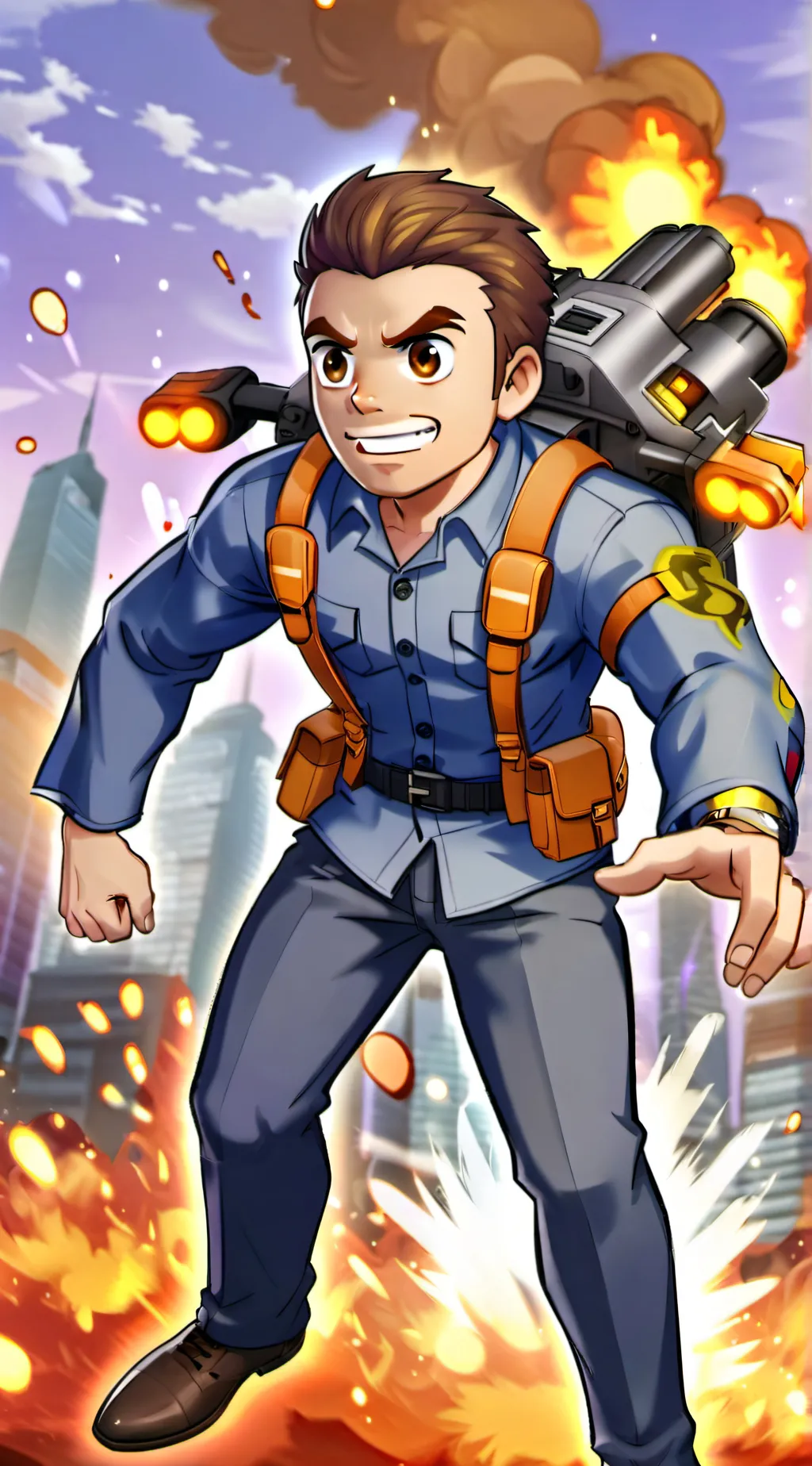 ai character: Barry Steakfries background