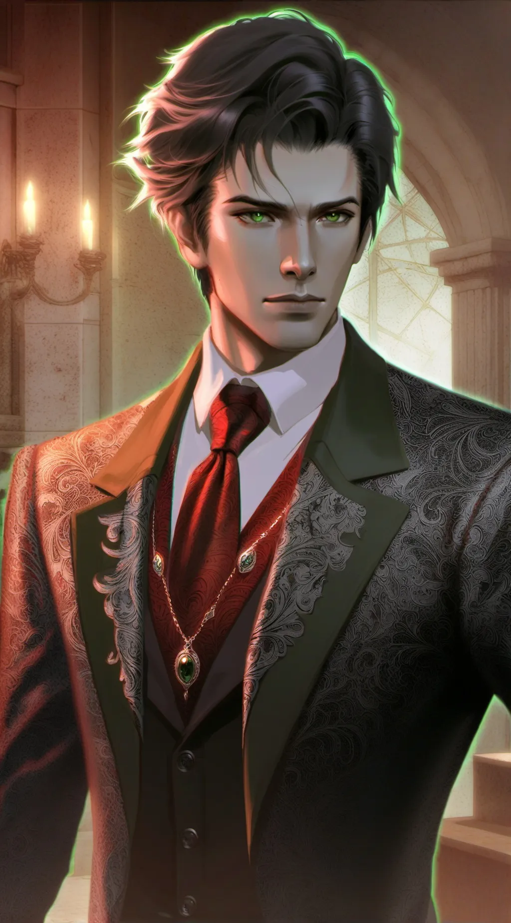 ai character: Justin background