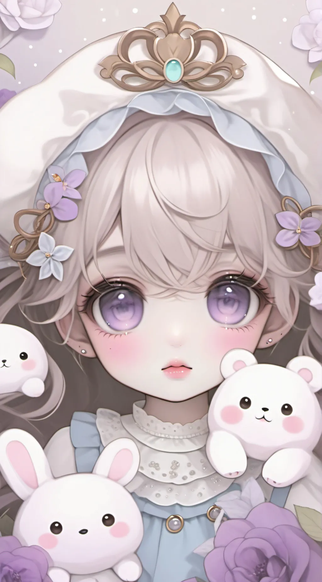 ai character: baby background