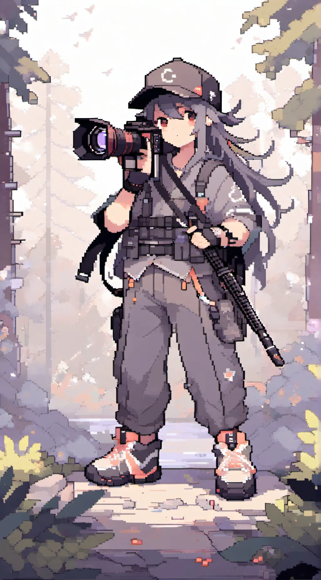 ai character: cameraman background
