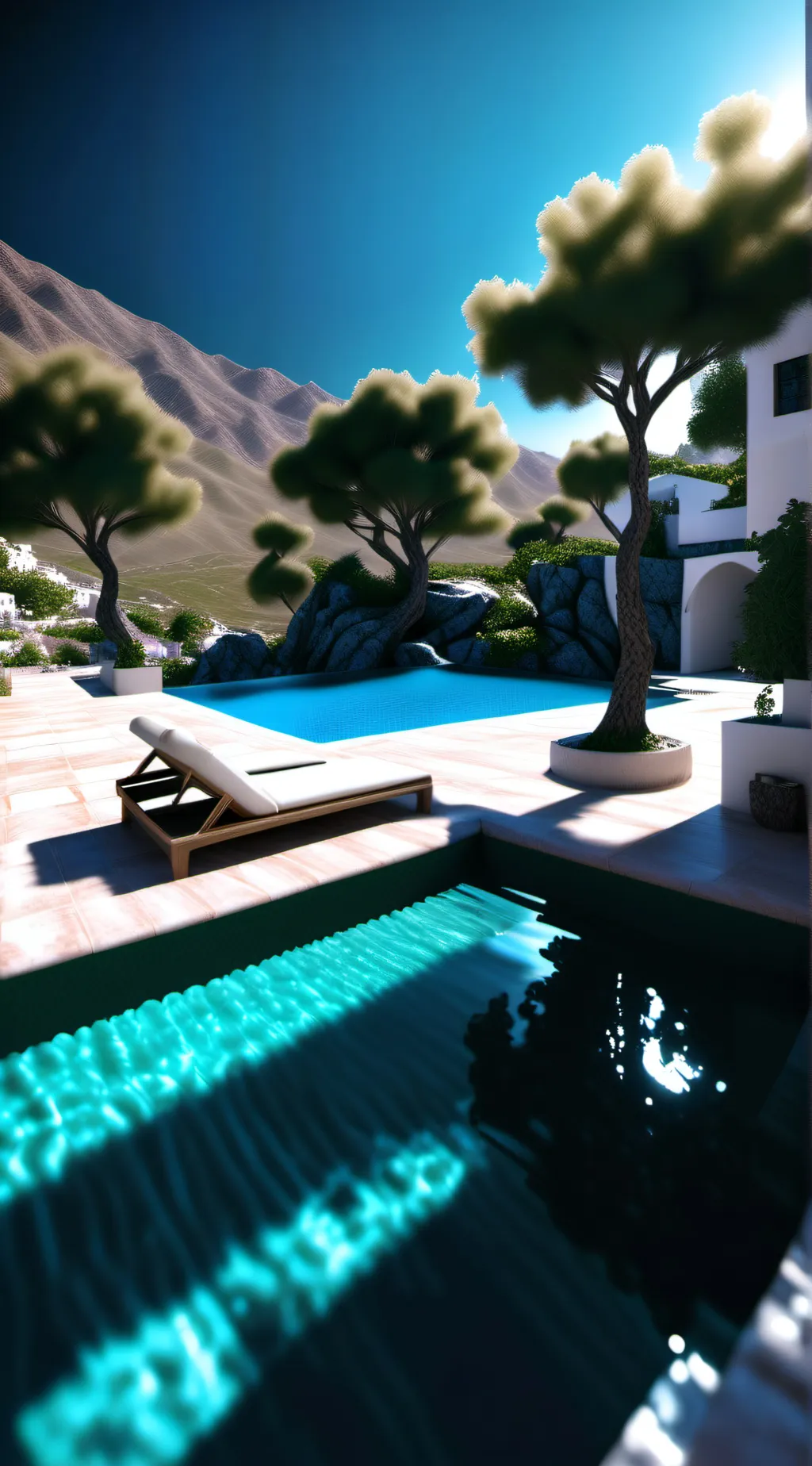 ai character: Mha Pool trip background