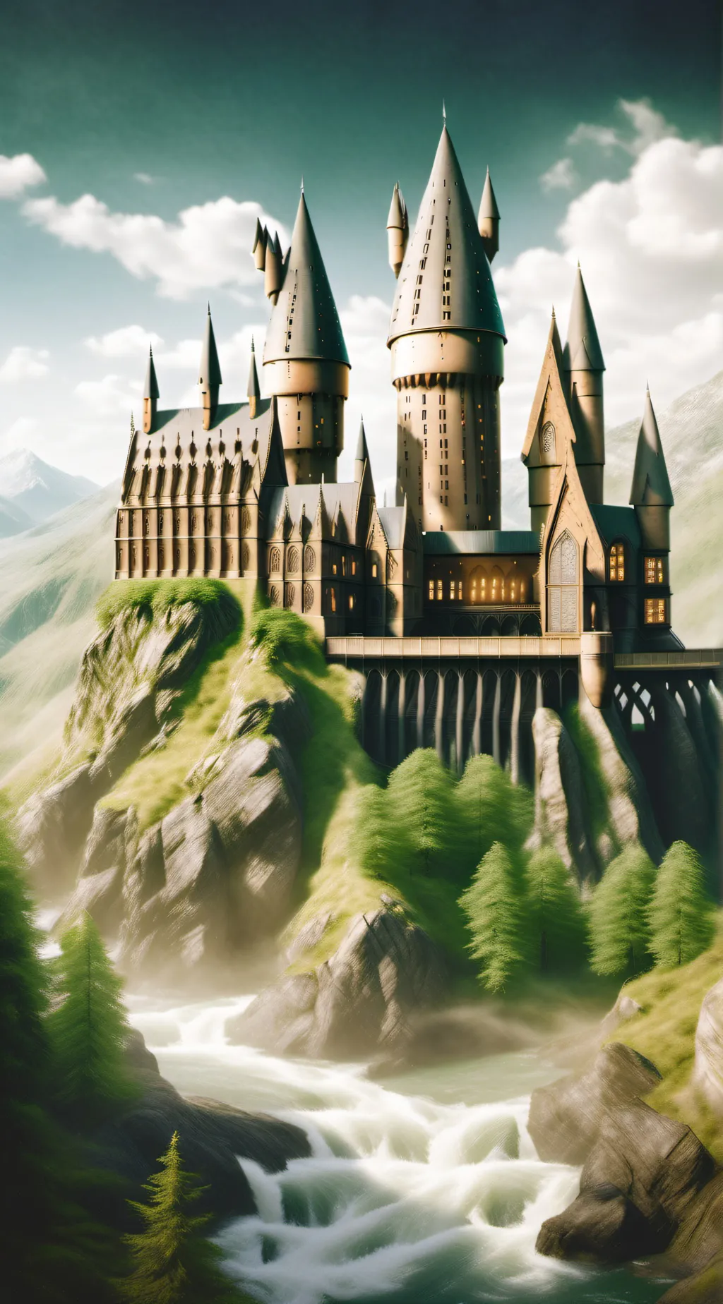 ai character: Hogwarts background