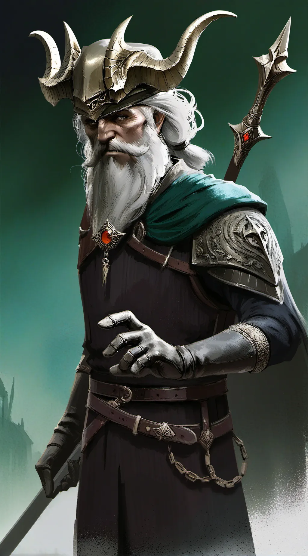 ai character: wizird background