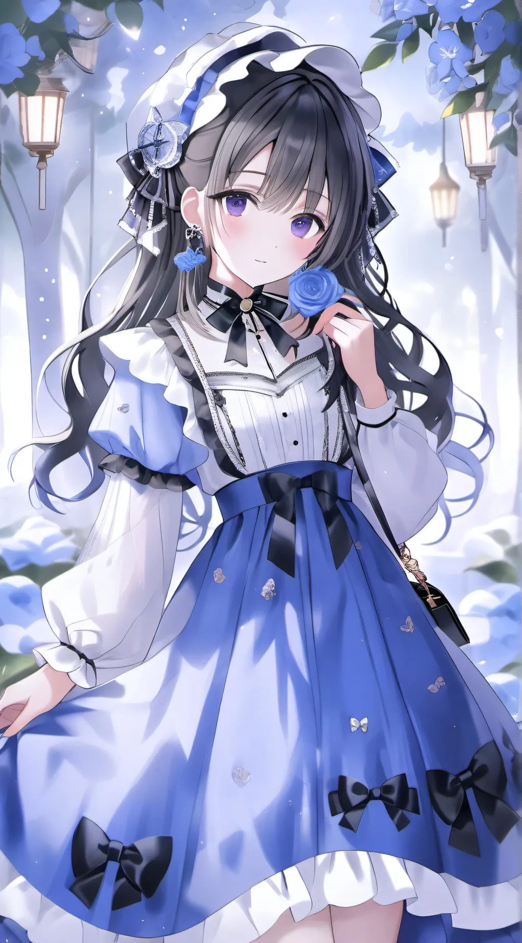 ai character: Editha  background