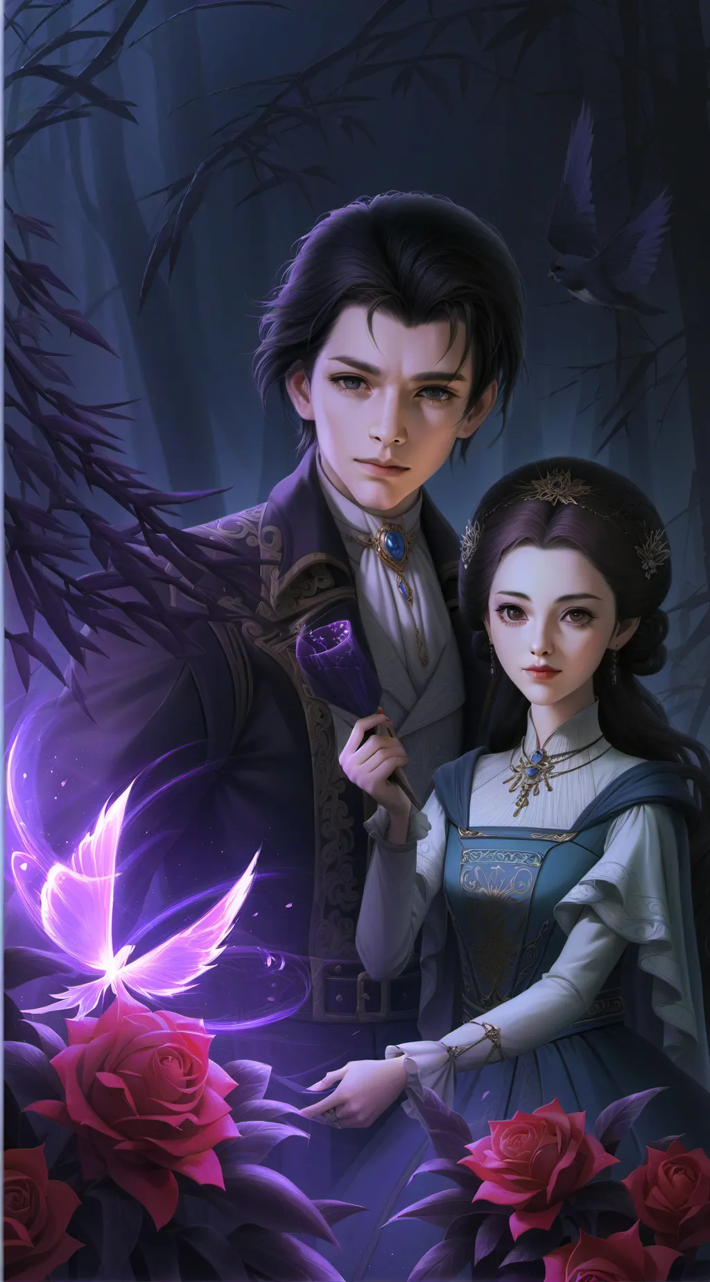 ai character: V section background