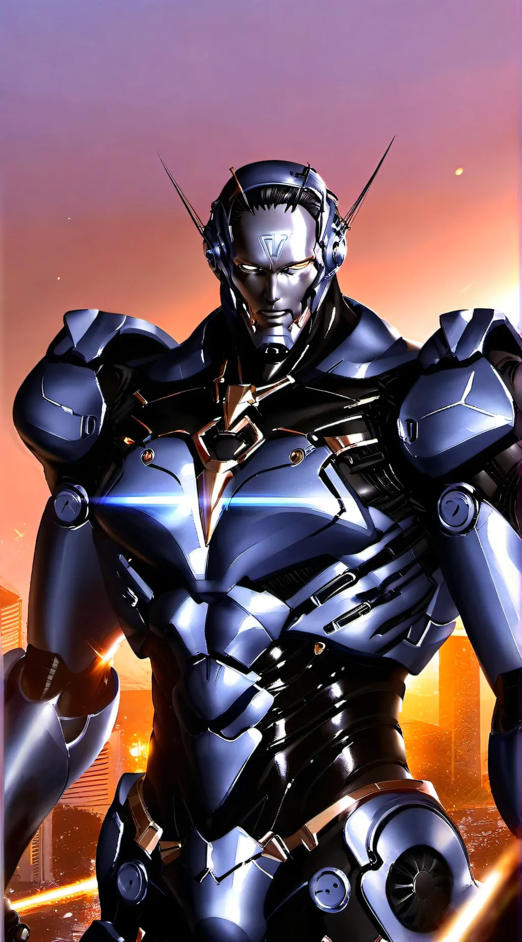 ai character: infected titan tv background