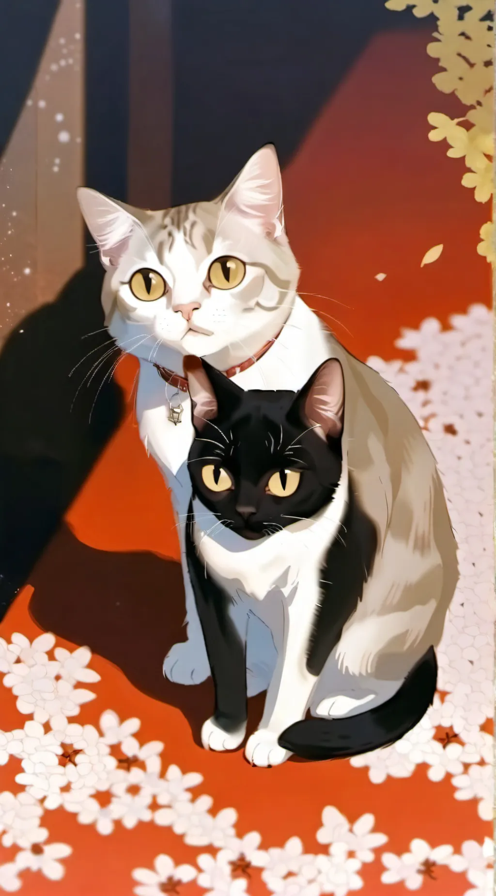 ai character: CHARLIE and oLiVia background