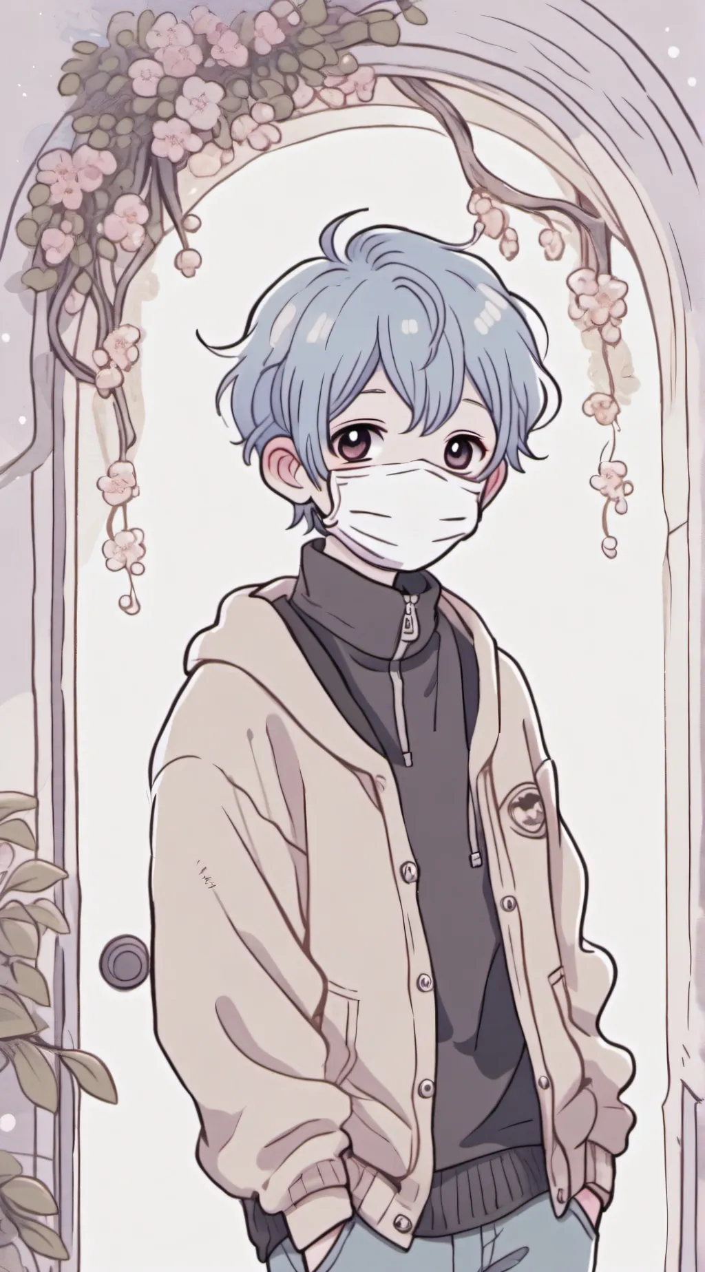 ai character: ⛈️Sal Fischer⛈️ background
