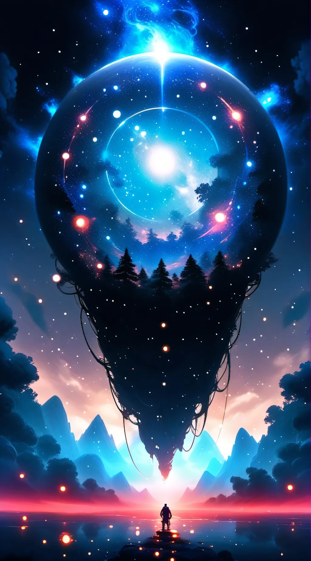 ai character: The Mysterious orb background