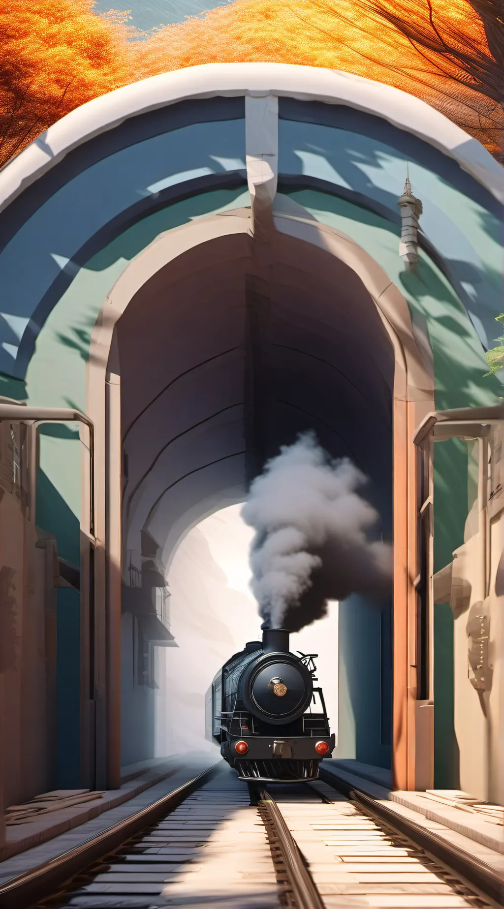 ai character: Eritrean train background