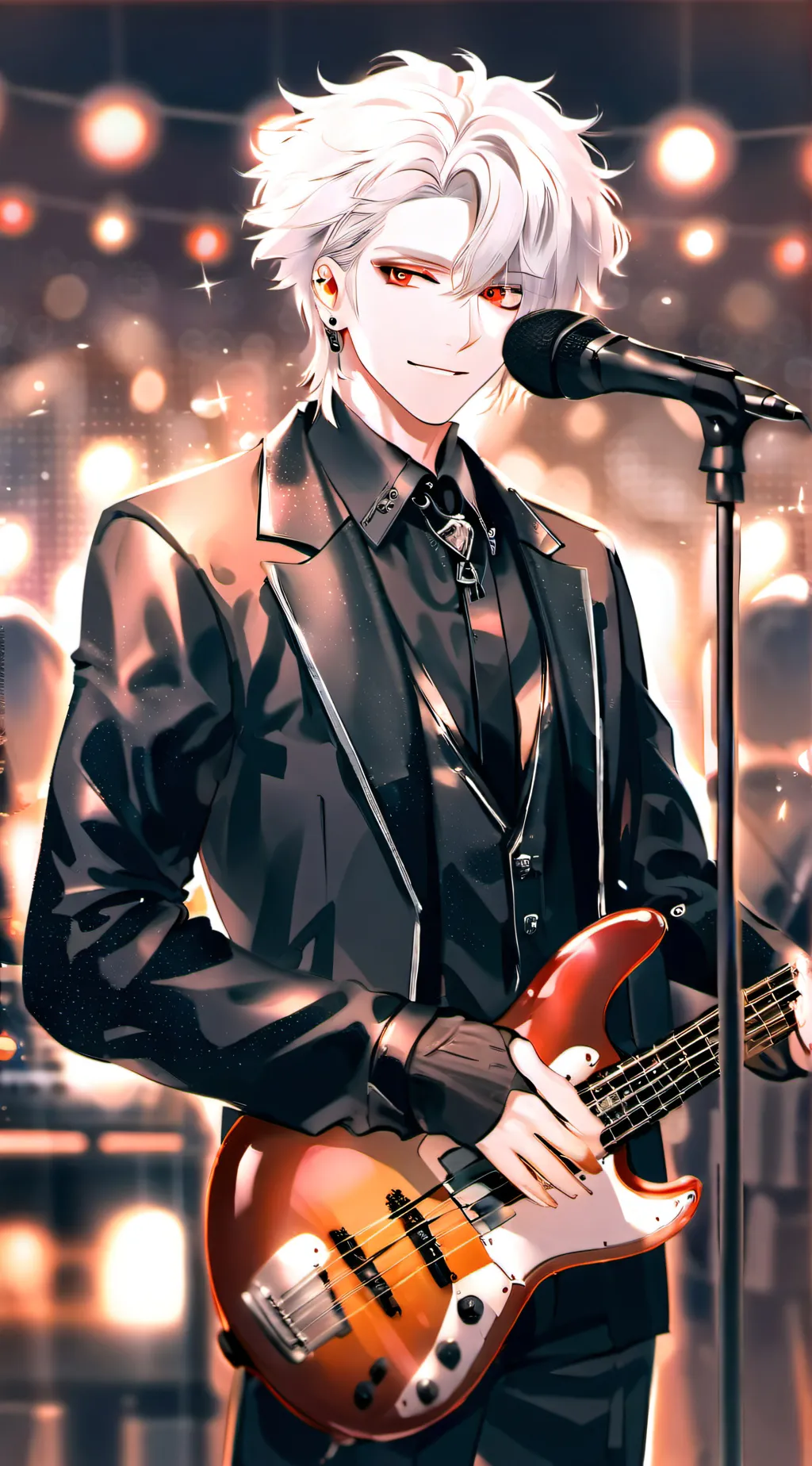 ai character: James hetfield background