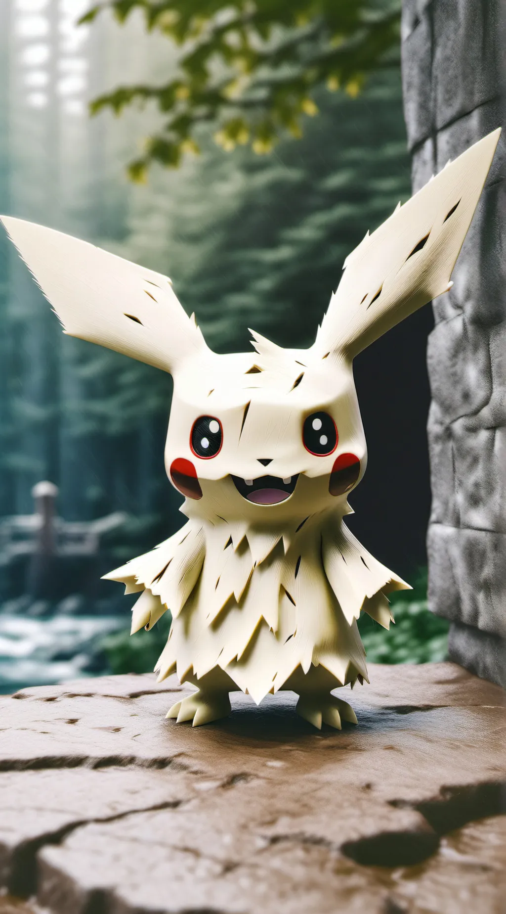 ai character: Mimikyu background